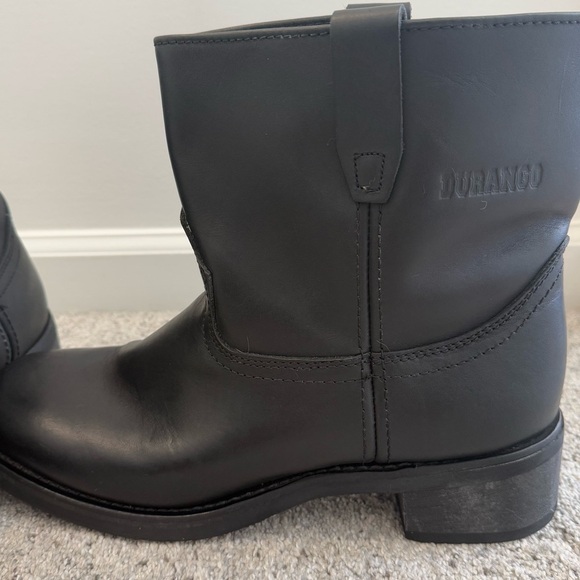 Men’s Durango SW900 100% Leather Western Work Boots in Black Size 10.5 - Picture 2 of 8